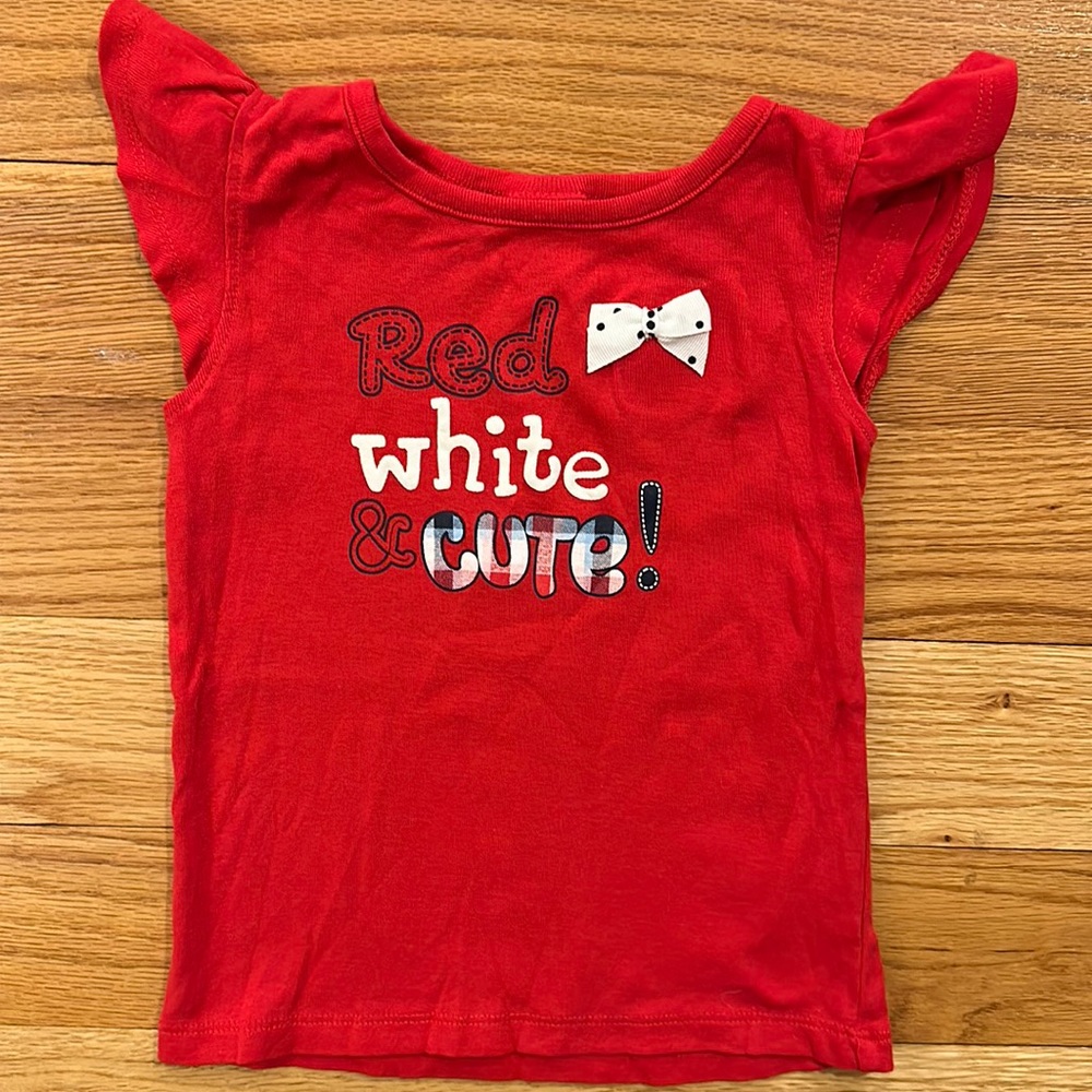 Gymboree Patriotic July 4 Shirt, size 2T